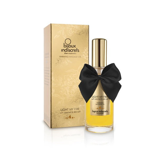 Huile de massage embrassable Chauffante Caramel Doux