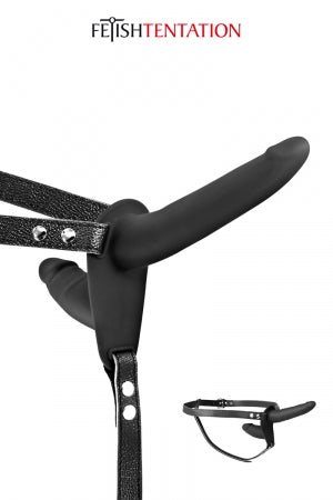 Double gode ceinture noir