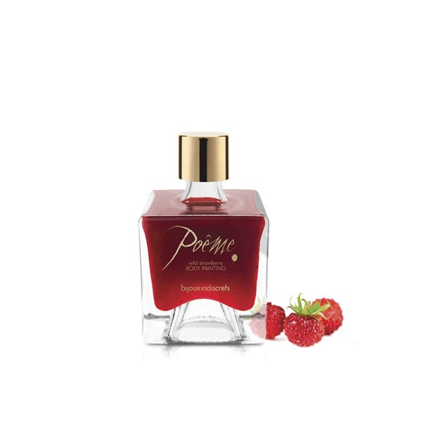 Poème Peinture pour corps Fraise Sauvage