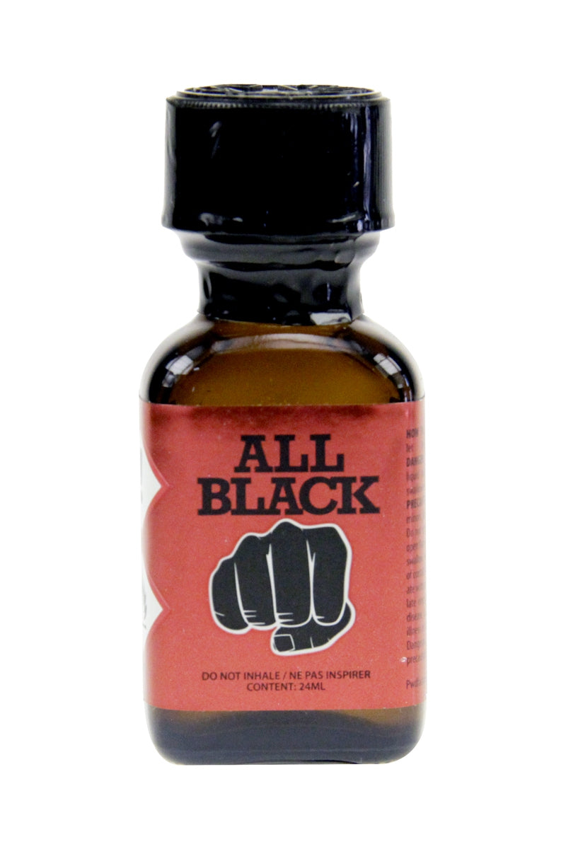Poppers all black 24ml Le nitrite d’isopropyle est apprécié pour son effet vasodilatateur marqué, favorisant un relâchement musculaire rapide et une intensification temporaire des sensations. Le Poppers All Black se distingue par une action franche, sans détour, tout en conservant une diffusion homogène et stable.