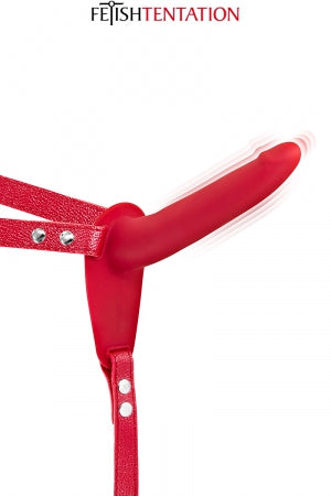 Gode ceinture rouge vibrant
