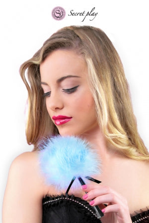 Plumeau 18 cm bleu