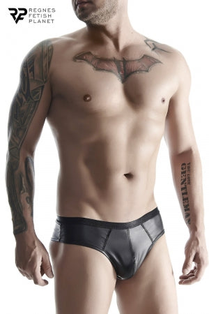 Slip noir wetlook