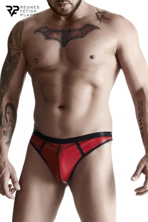 String en wetlook rouge