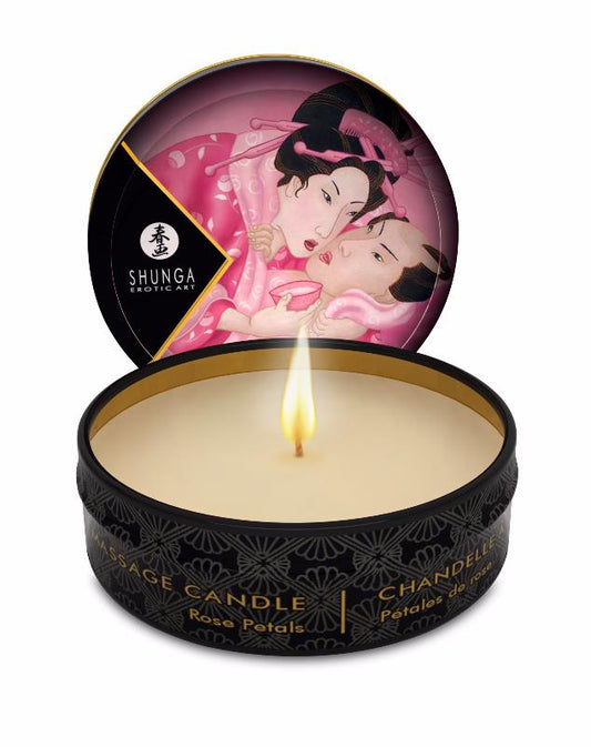 Mini bougie de massage Aphrodisia Rose
