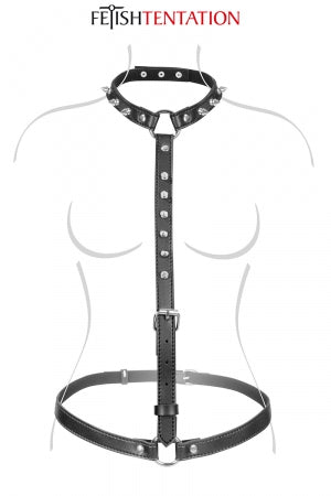 Harnais buste à pointes · Fetish Tentation