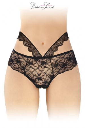 Culotte ouverte noire Marie