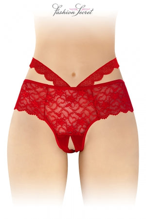 Culotte ouverte rouge Marie