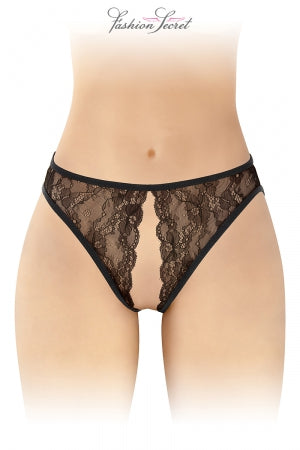 String noir ouvert Victoria