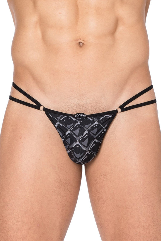 Mini string imprimé noir New Look