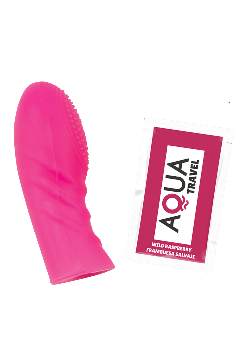Doigt Chinois Picots Rose Silicone 1 dosette lubrifiant