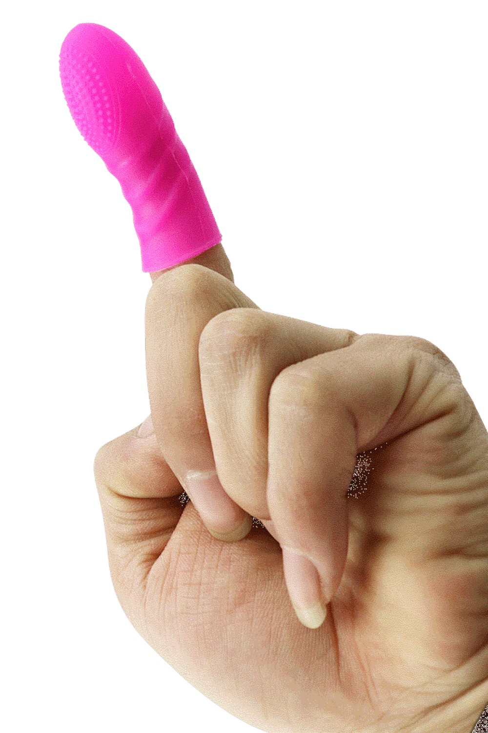 Doigt Chinois Picots Rose Silicone 1 dosette lubrifiant