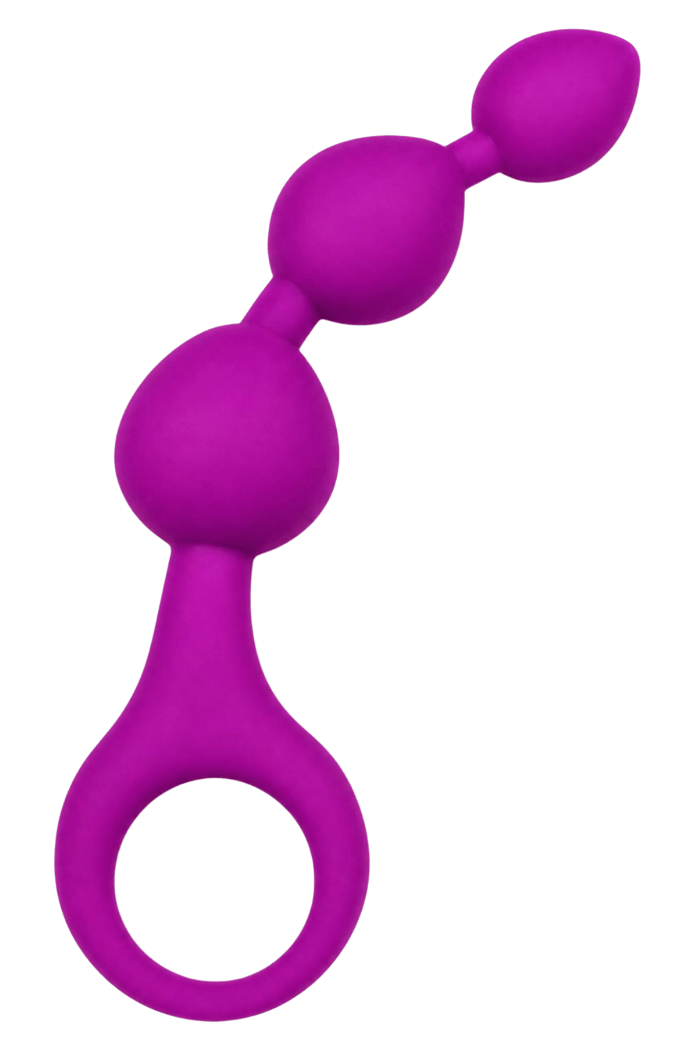 Chapelet Anal 3 Boules Fuchsia Silicone 1 dosette de lubrifiant