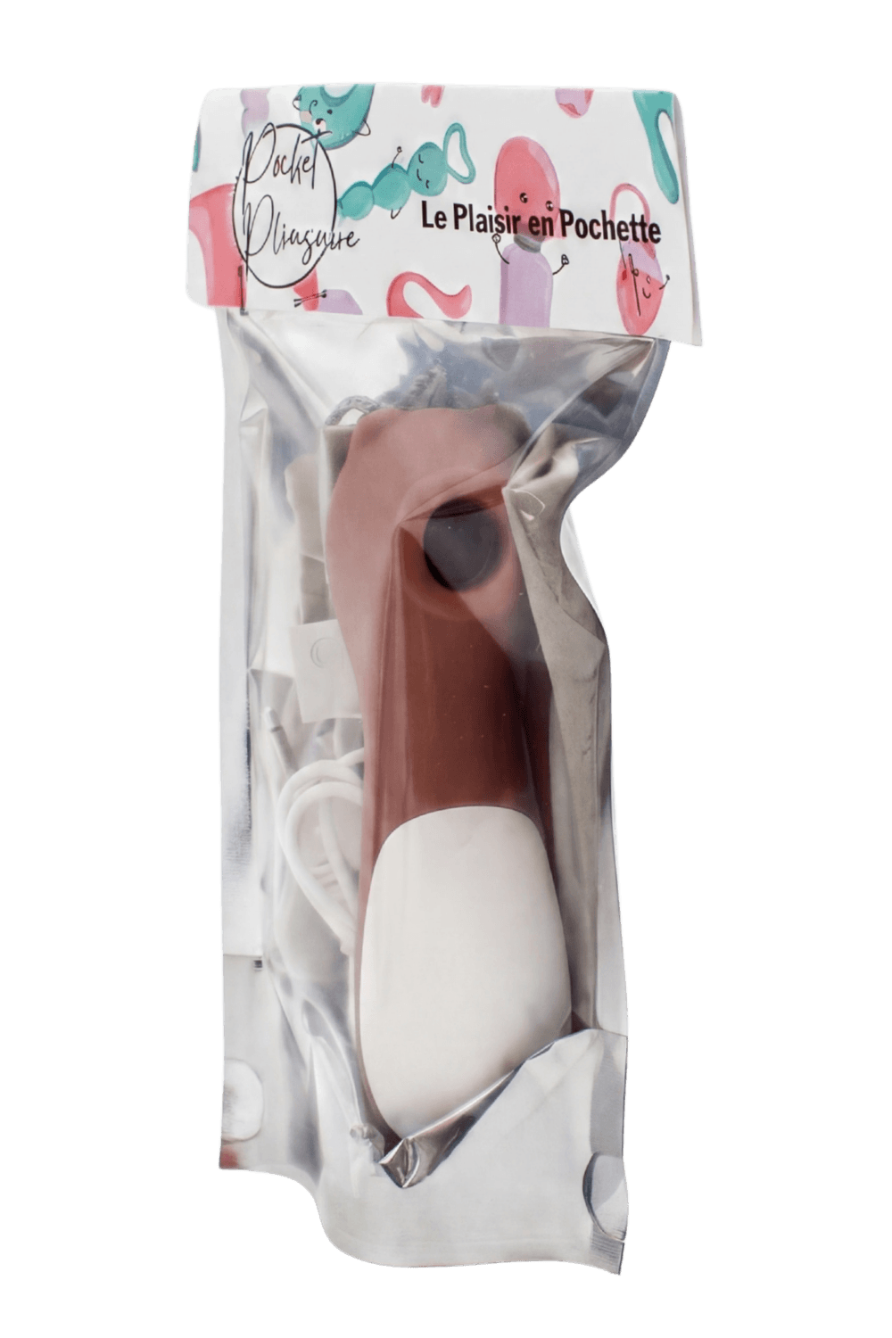 Stimulateur de clitoris Teddy Bear dosette de lubrifiant