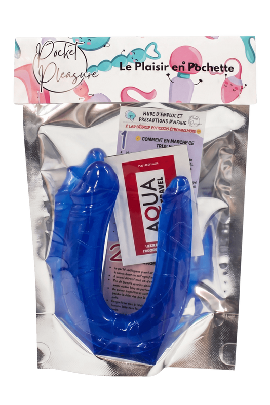 Double Dong Flexible Bleu dosette de lubrifiant