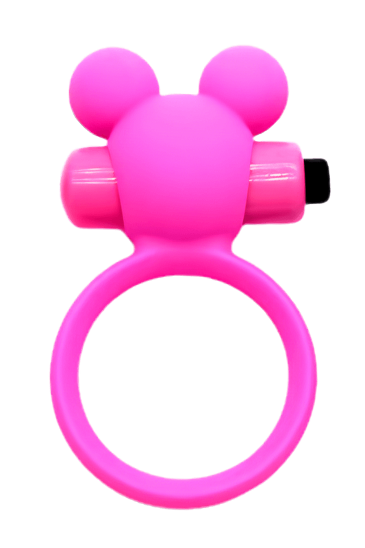 Anneau Vibrant Ourson Rose 1 dosette de lubrifiant
