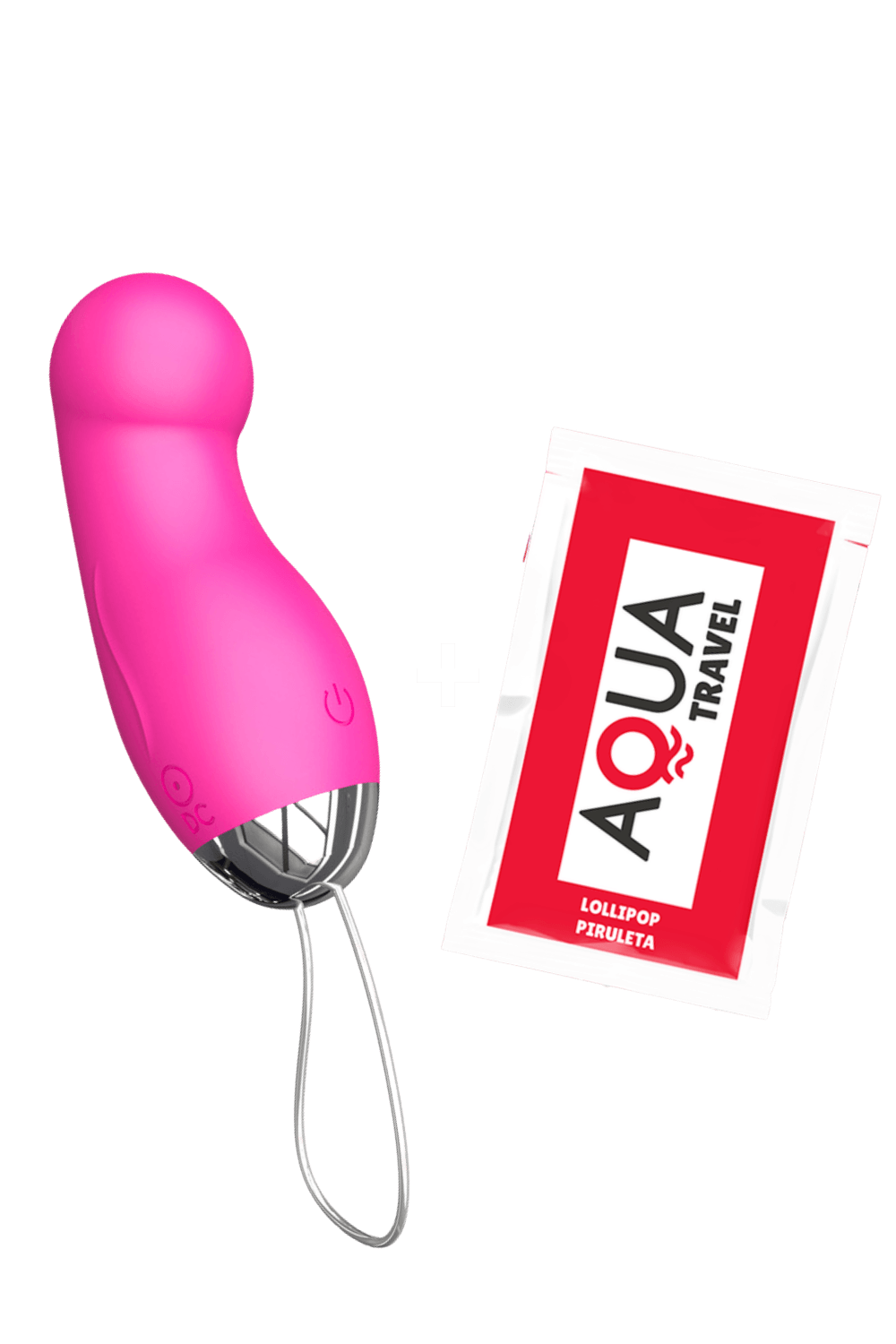Œuf Vibrant Télécommandé 10 Modes Rose 1 dosette de lubrifiant