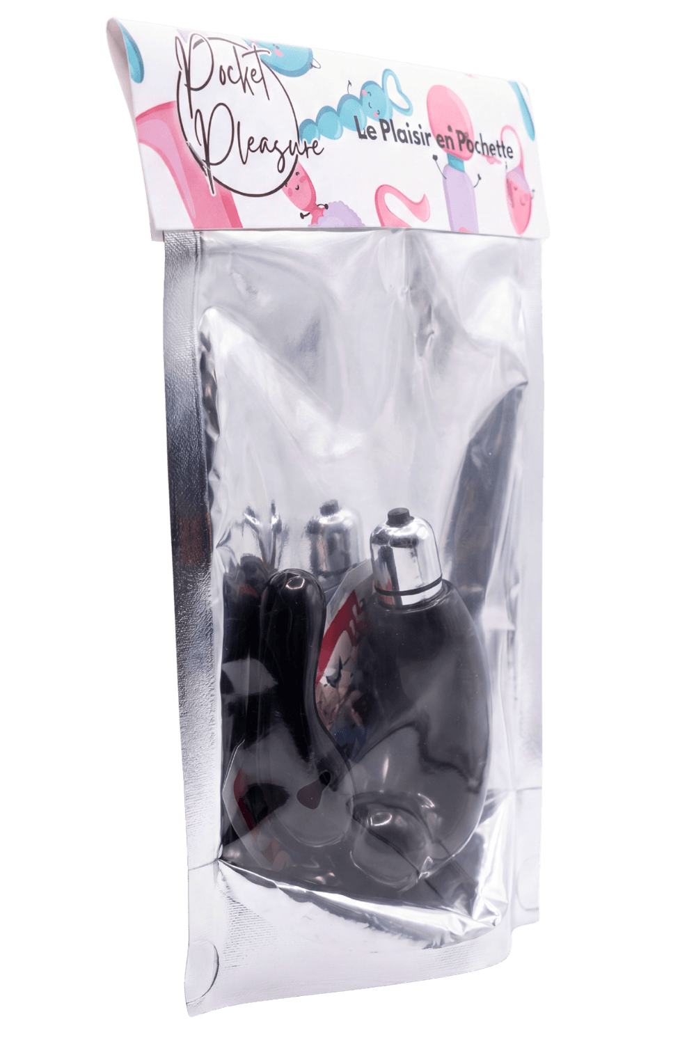 Stimulateur de Prostate Vibrant Noir 1 dosette lubrifiant