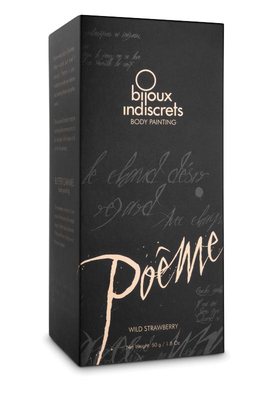 Poème Peinture pour corps Fraise Sauvage