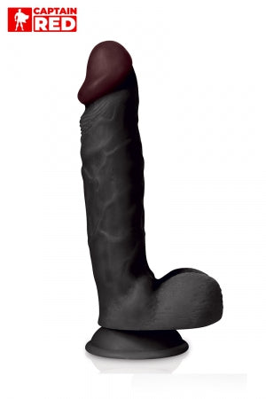 Gode réaliste The Intense Black 24 x 5 cm