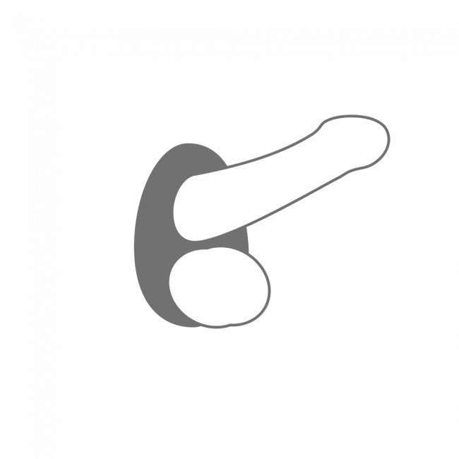 Cockring Liquid-soft ultra doux Gris