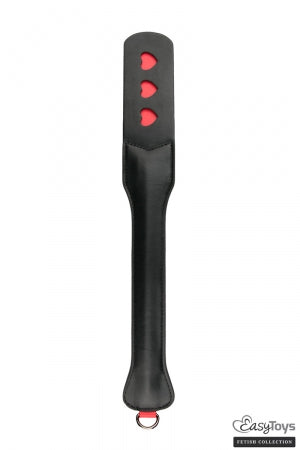 Paddle cuir 3 coeurs