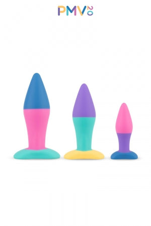 Coffret 3 plugs anal Koda