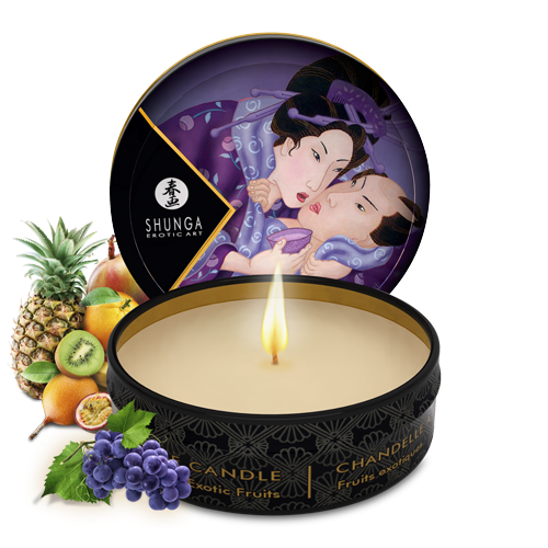 Mini bougie de massage Libido Fruits exotiques