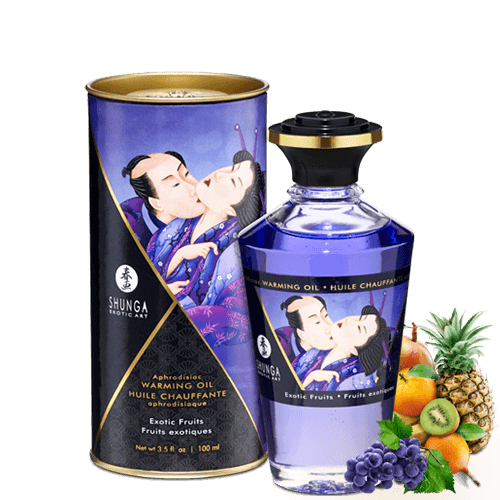 Huile chauffante aphrodisiaque Fruits exotiques 100ml