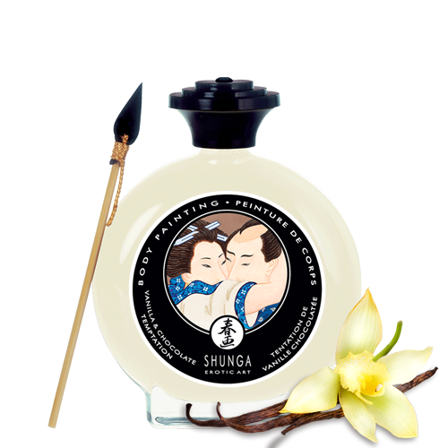 Peinture de corps embrassable Chocolat blanc et Vanille