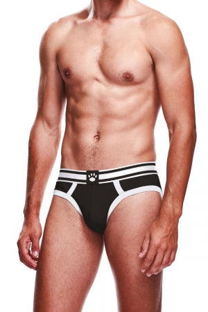 Slip noir et blanc