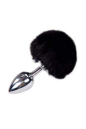 Plug métal Fluffy M noir Alive