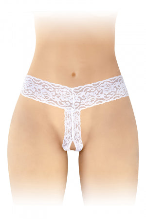 String ouvert Anita blanc