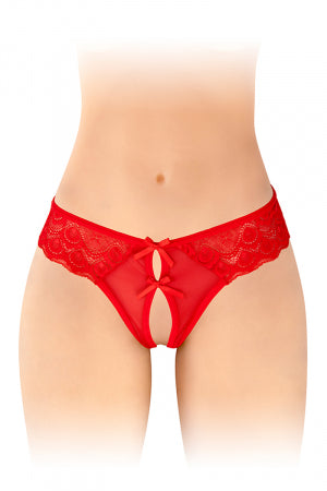 String ouvert Alicia rouge