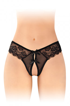 String ouvert Alicia noir