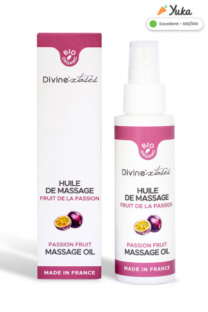 Huile de massage gourmande BIO Fruit de la passion