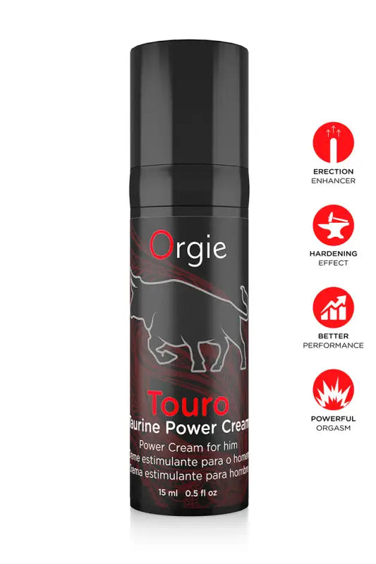 Crème pour améliorer l'érection Touro Power 15ml - LollyDoll