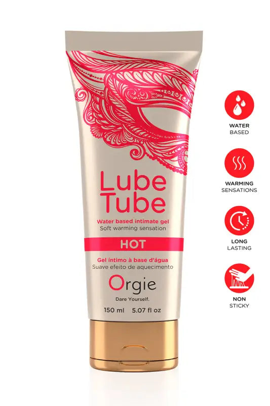Lubrifiant eau chauffant Lube Tube Hot 150ml LollyDoll
