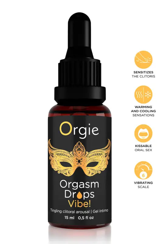 Gel d'excitation du Clitoris Orgasm Drops Vibe 15ml - LollyDoll