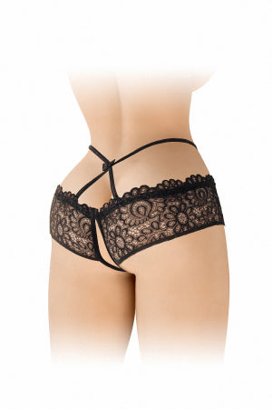 Culotte ouverte noire Celia