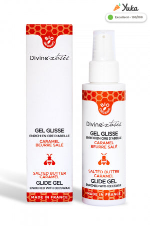Lubrifiant Bio caramel beurre salé 100ml Divinexstases