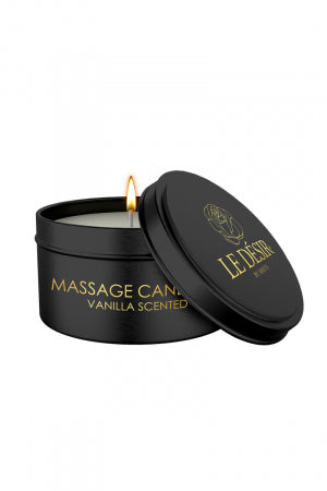 Bougie de massage érotique vanille 100g