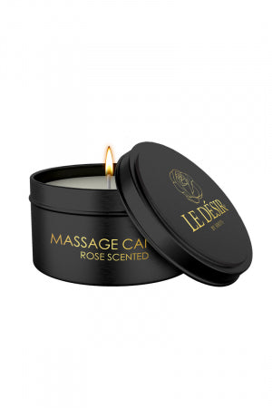Bougie de massage érotique rose 100g