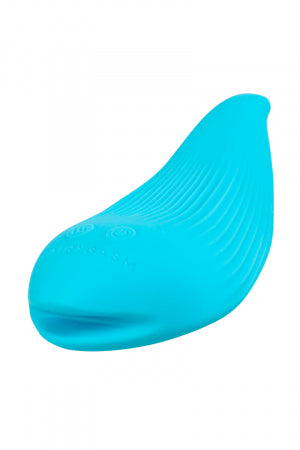 Mini vibro rechargeable DelightfulWave bleu