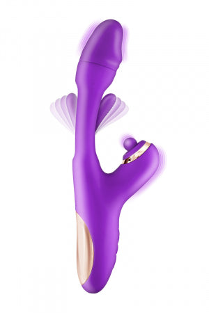 Vibromasseur rabbit 3-en-1 Joyfully violet