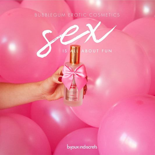 Gel 2 en 1 Intime et massage silicone Bubble gum 100 ml