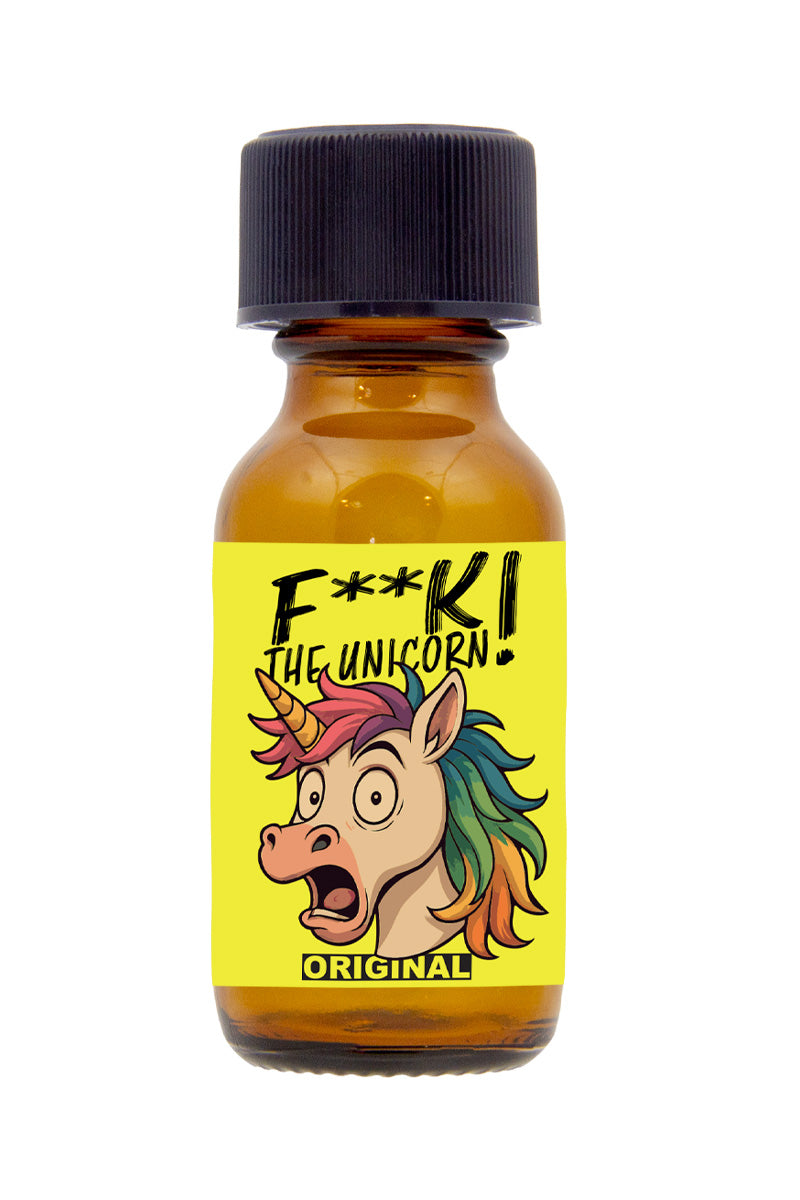 Poppers F**k the Unicorn original jaune: une montée rapide, des sensations marquées et une efficacité sans détour.