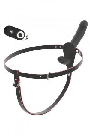 Double gode ceinture vibrant télécommandé