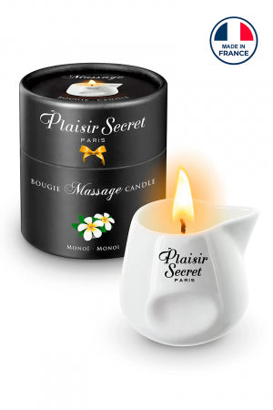Bougie de massage gourmande Monoi