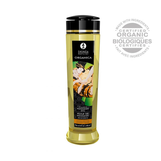 Huile de massage organique Douceur d'amande 240 ml